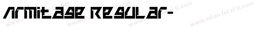 Armitage Regular字体转换